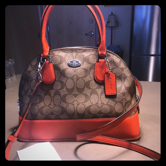 Coach Handbags - Coach Signature “Cora” Handbag